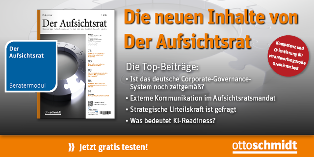 Der Aufsichtsrat Ausgabe 04-2026 Mobile Banner