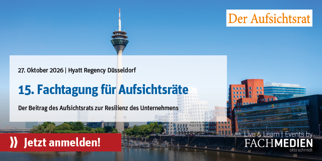 Fachtagung Aufsichtsräte 2026 - Mobile Banner