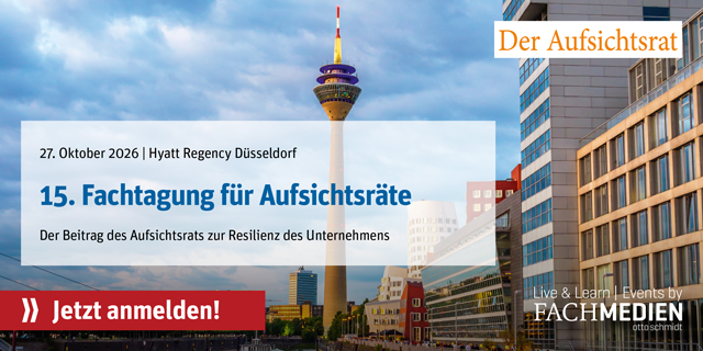 Fachtagung Aufsichtsräte 2026 - Mobile Banner